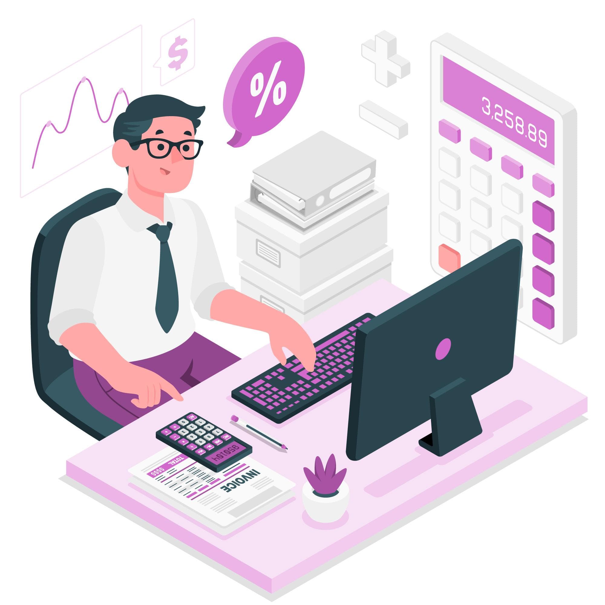 Payroll Processing and Management illustration